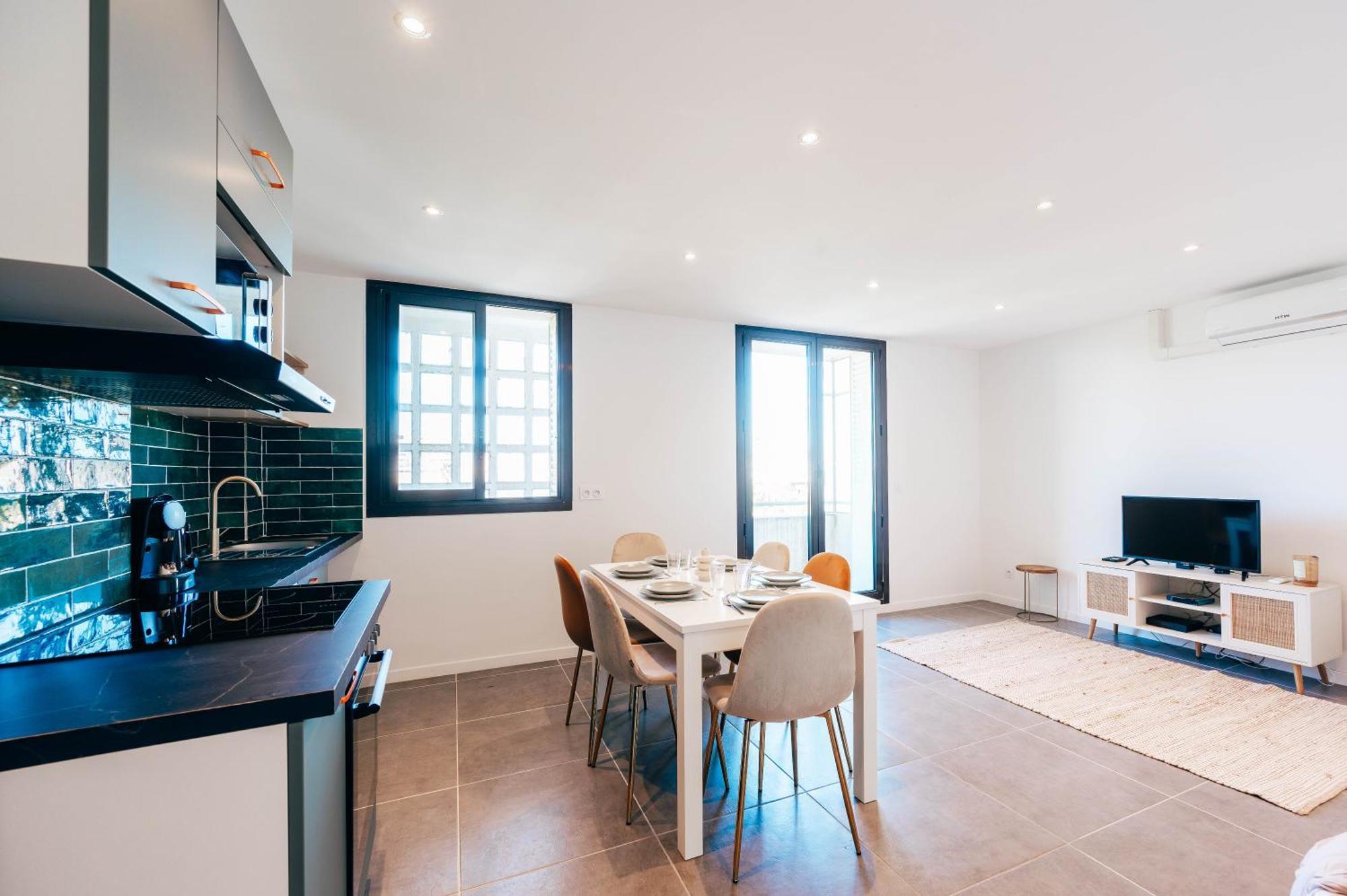 Velodrome 6 Couchages Avec Clim Apartment Марсилия Екстериор снимка